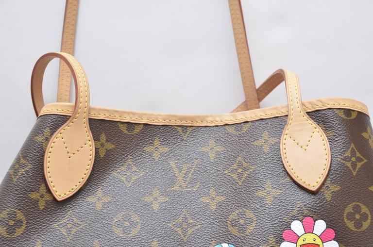 Authentic Louis Vuitton Neverfull GM Monogram Takashi Murakami Moca Canvas.  Sku#29850.$4200. Live chat us for more details/photos. # #tradesy, By Luxcellent