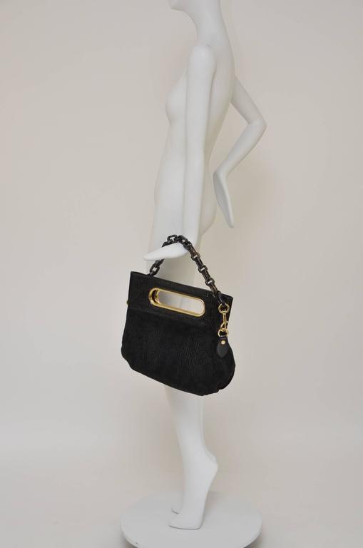 Louis Vuitton Velvet LV Print Handbag Clutch For Sale at 1stdibs