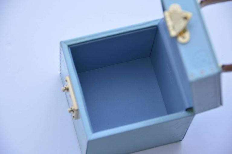 Louis Vuitton Vernis Bleecker Mini Trunk Clutch Box Mini Bag at 1stdibs