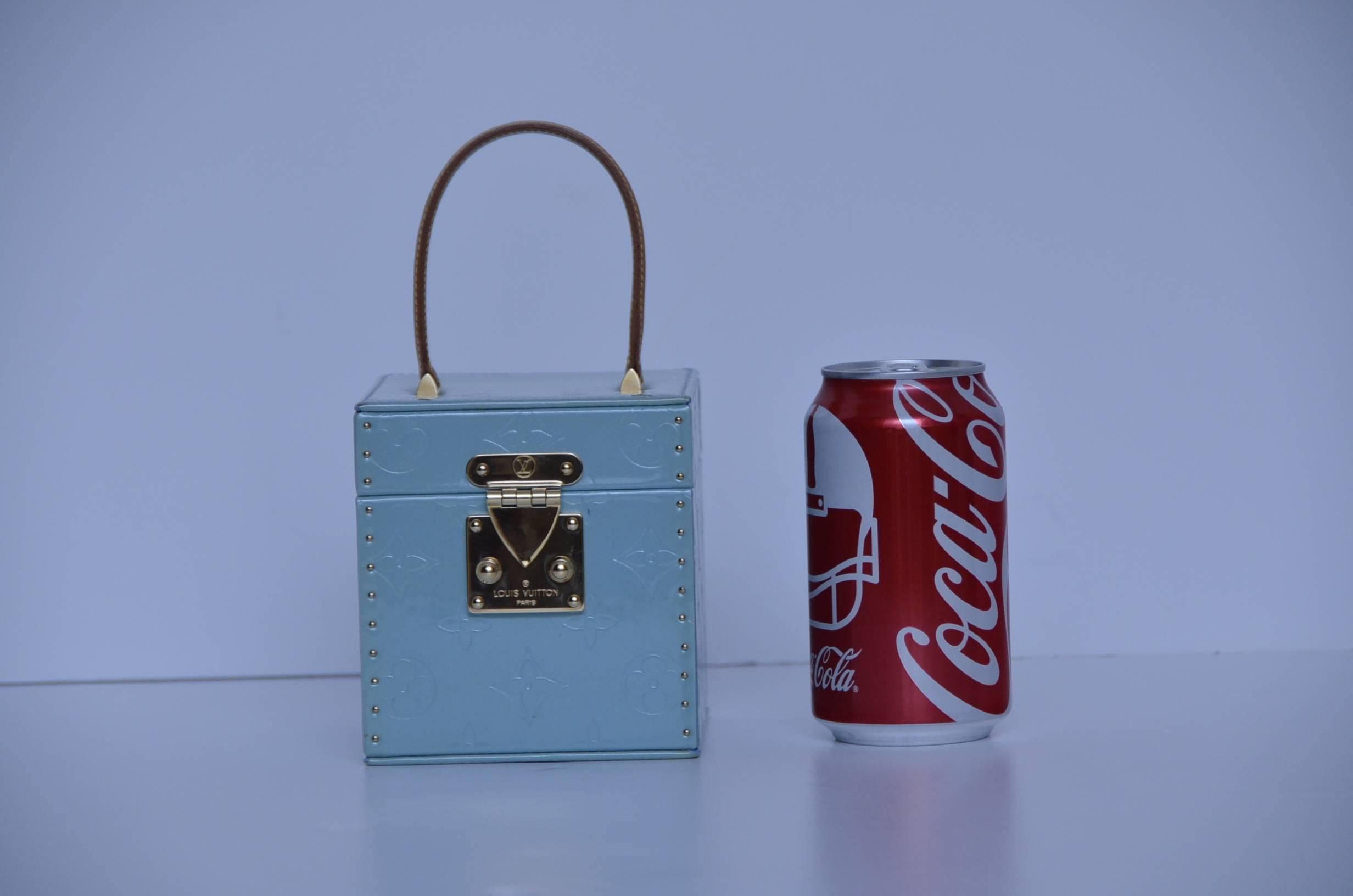  Louis Vuitton  Vernis Bleecker Mini Trunk Clutch Box Mini Bag 1