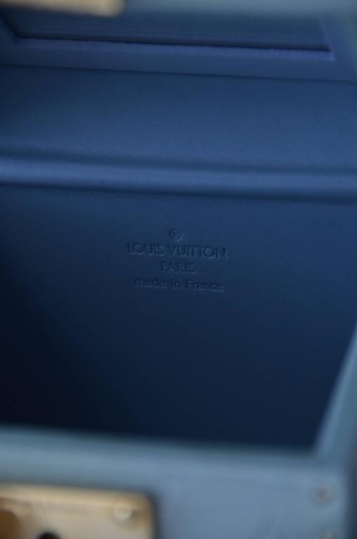 Louis Vuitton Vernis Bleecker Mini Trunk Clutch Box Mini Bag at