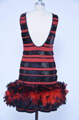 Michaele  Vollbracht Feathers And Sequins Dress, 1980s