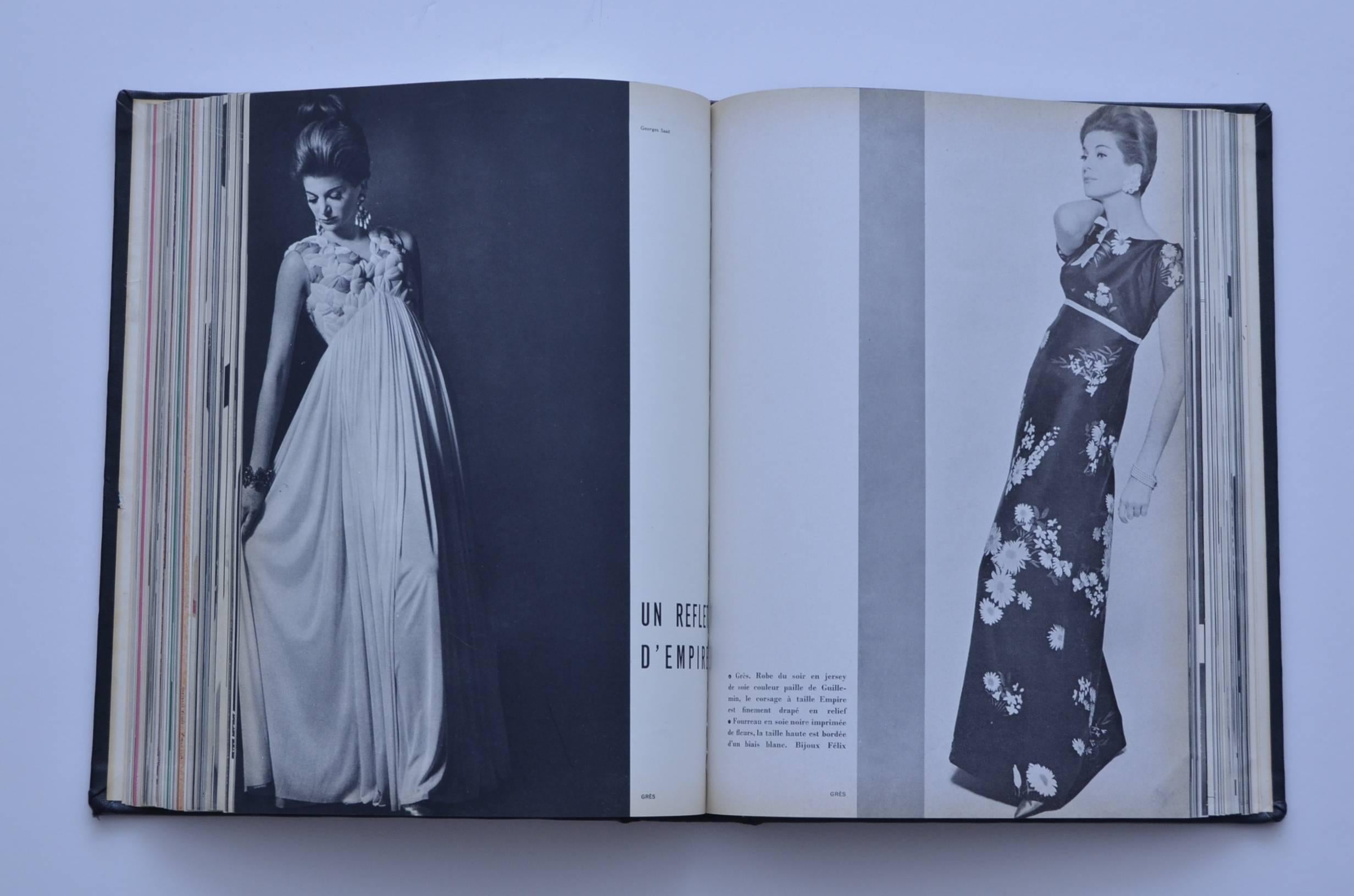 Purple 1960's L'Art Et La Mode Designer  Fashion Book's 5 Piece