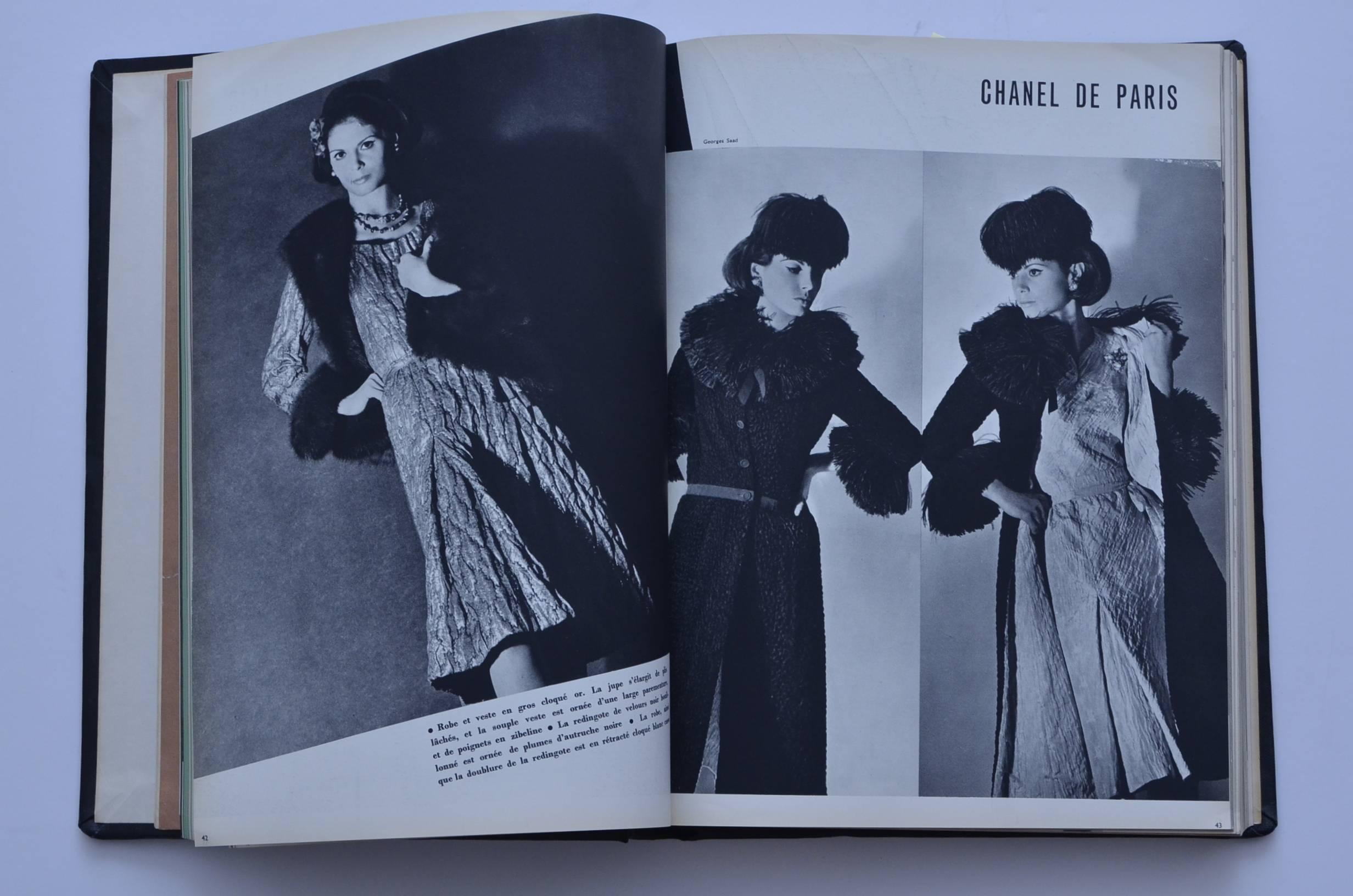 1960's L'Art Et La Mode Designer  Fashion Book's 5 Piece 2