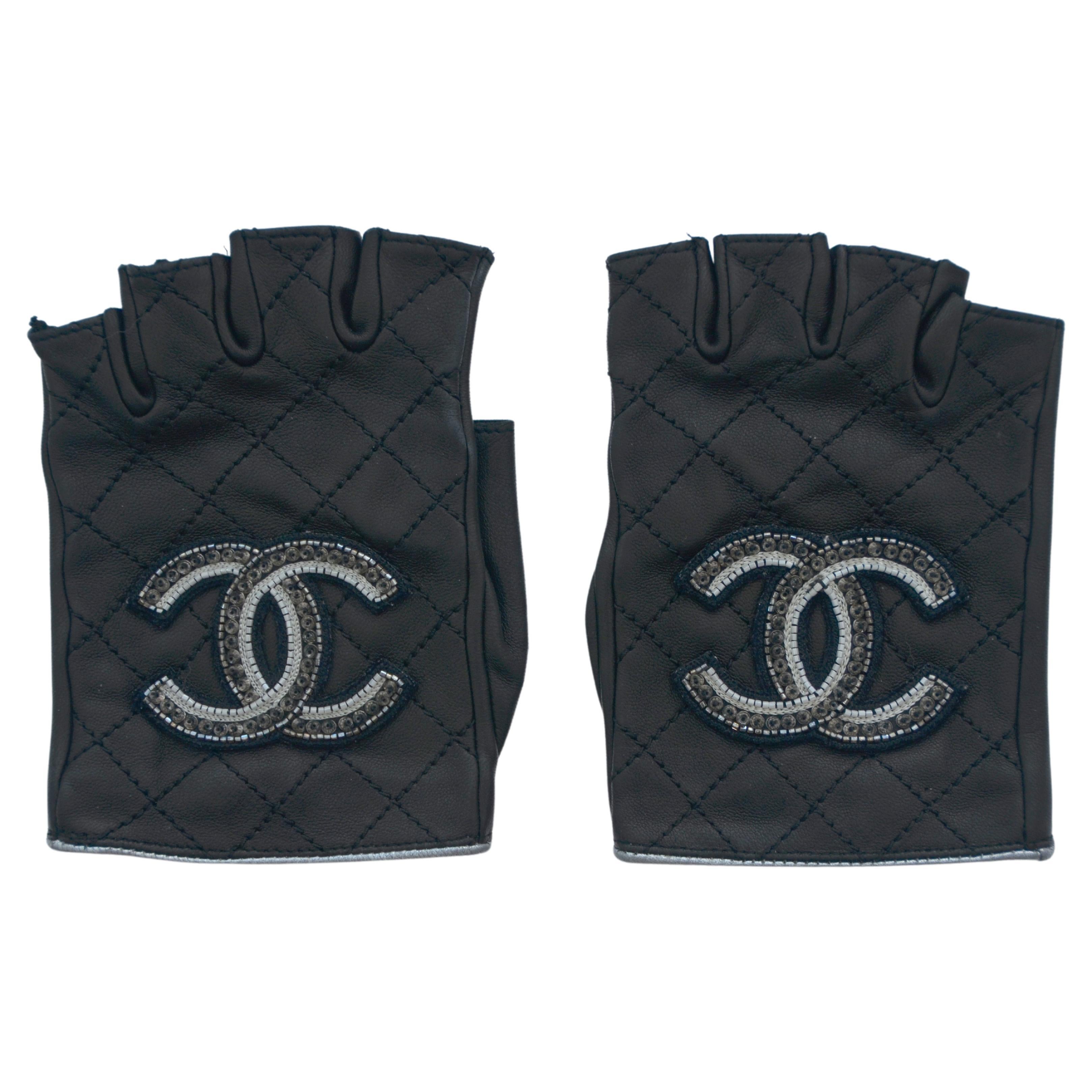 Chanel Embellished Gloves As Seen On Madonna SZ 7.5