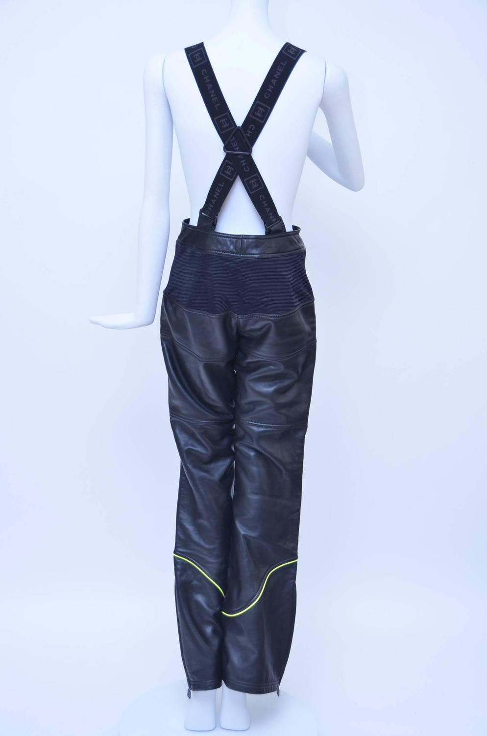 Chanel Ski Pants With Suspenders Runway '04 Seen On Victoria Beckham