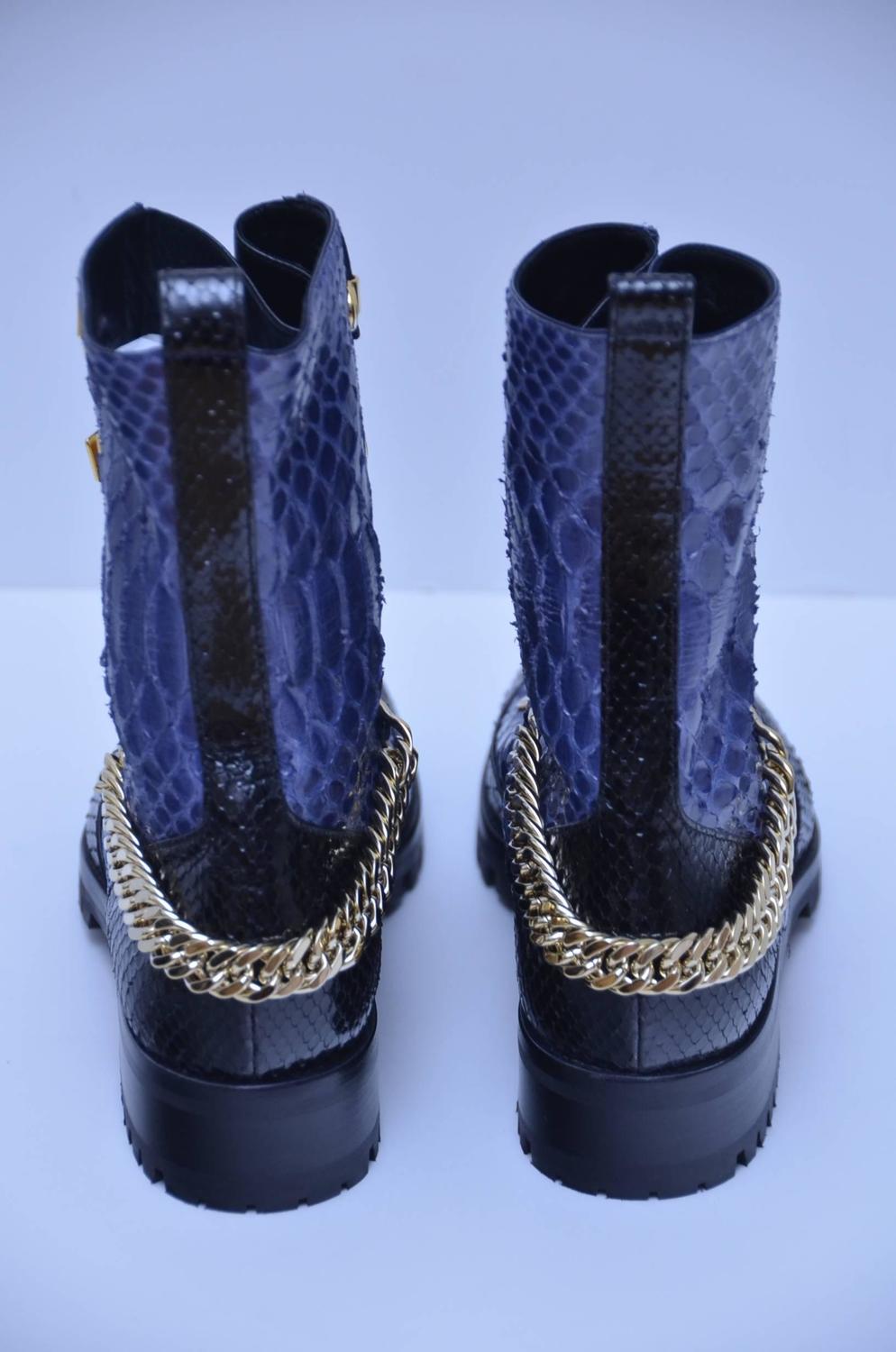 christian louboutin women's combat boots