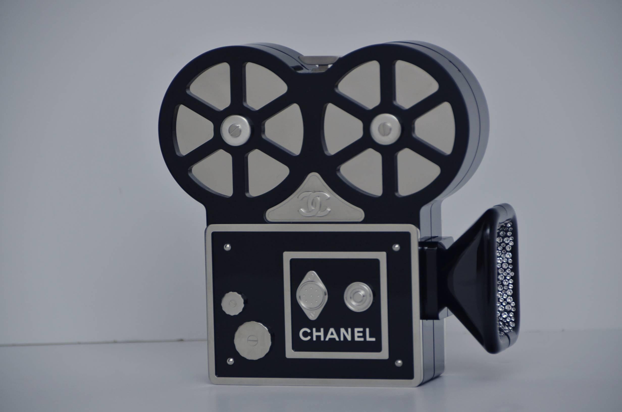 chanel movie camera bag
