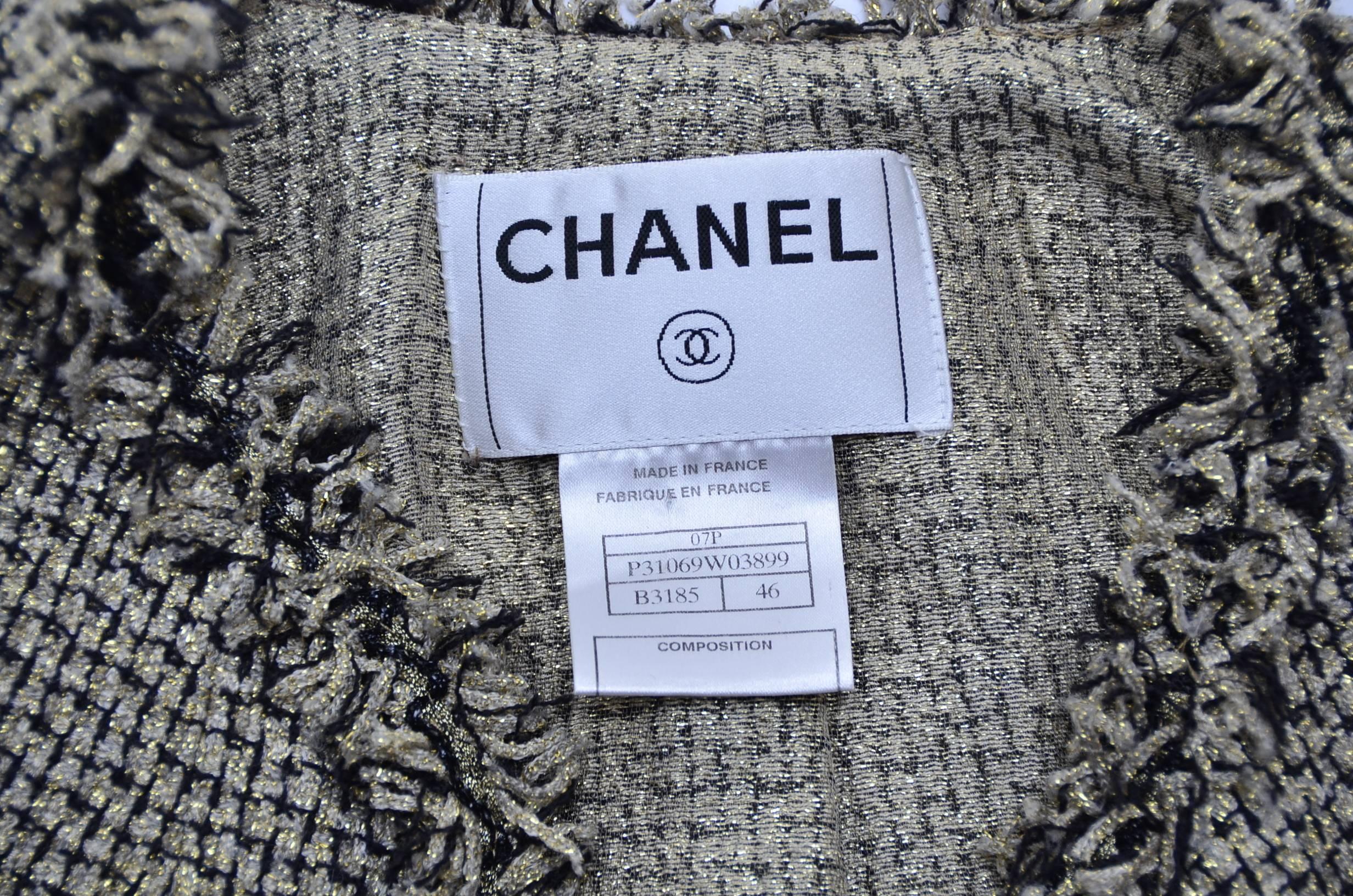 CHANEL Runway 2007  Tweed Jacket   Mint 1