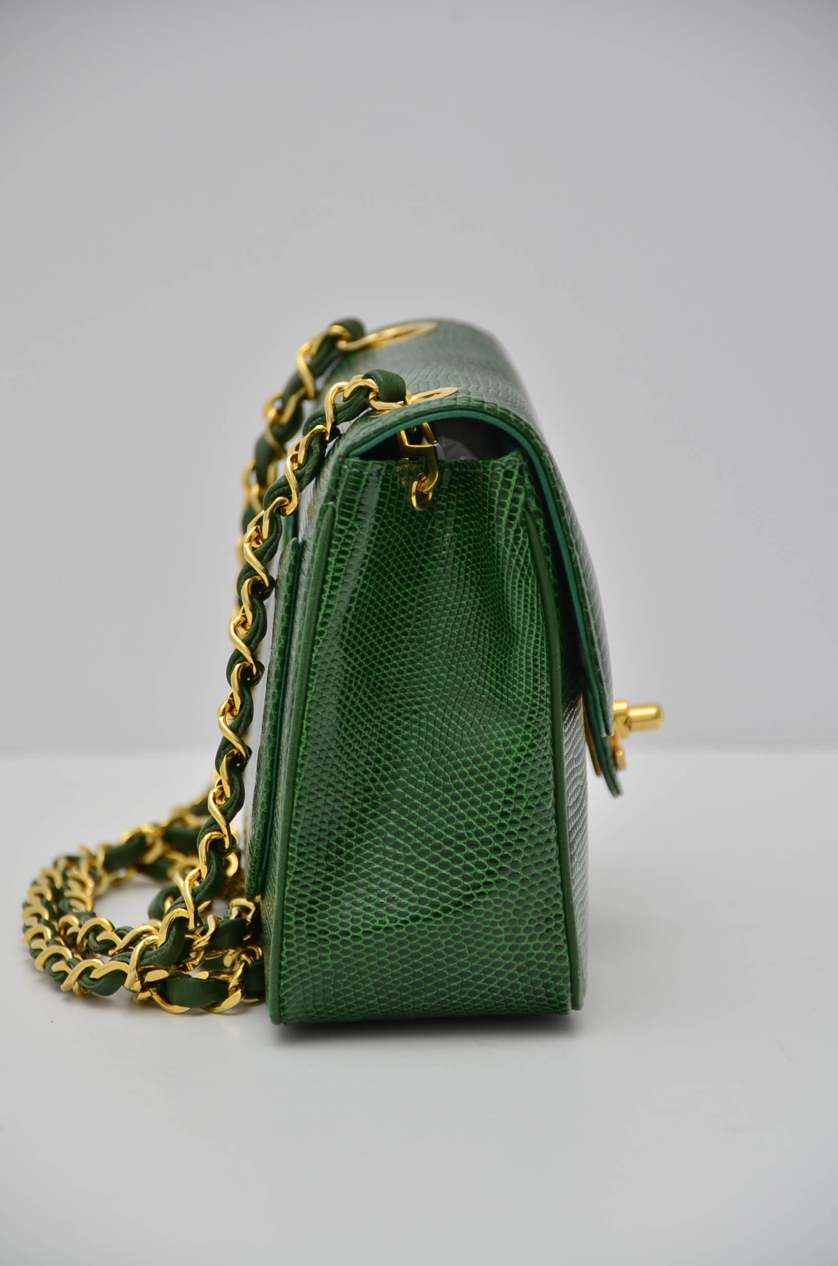 chanel lizard bag