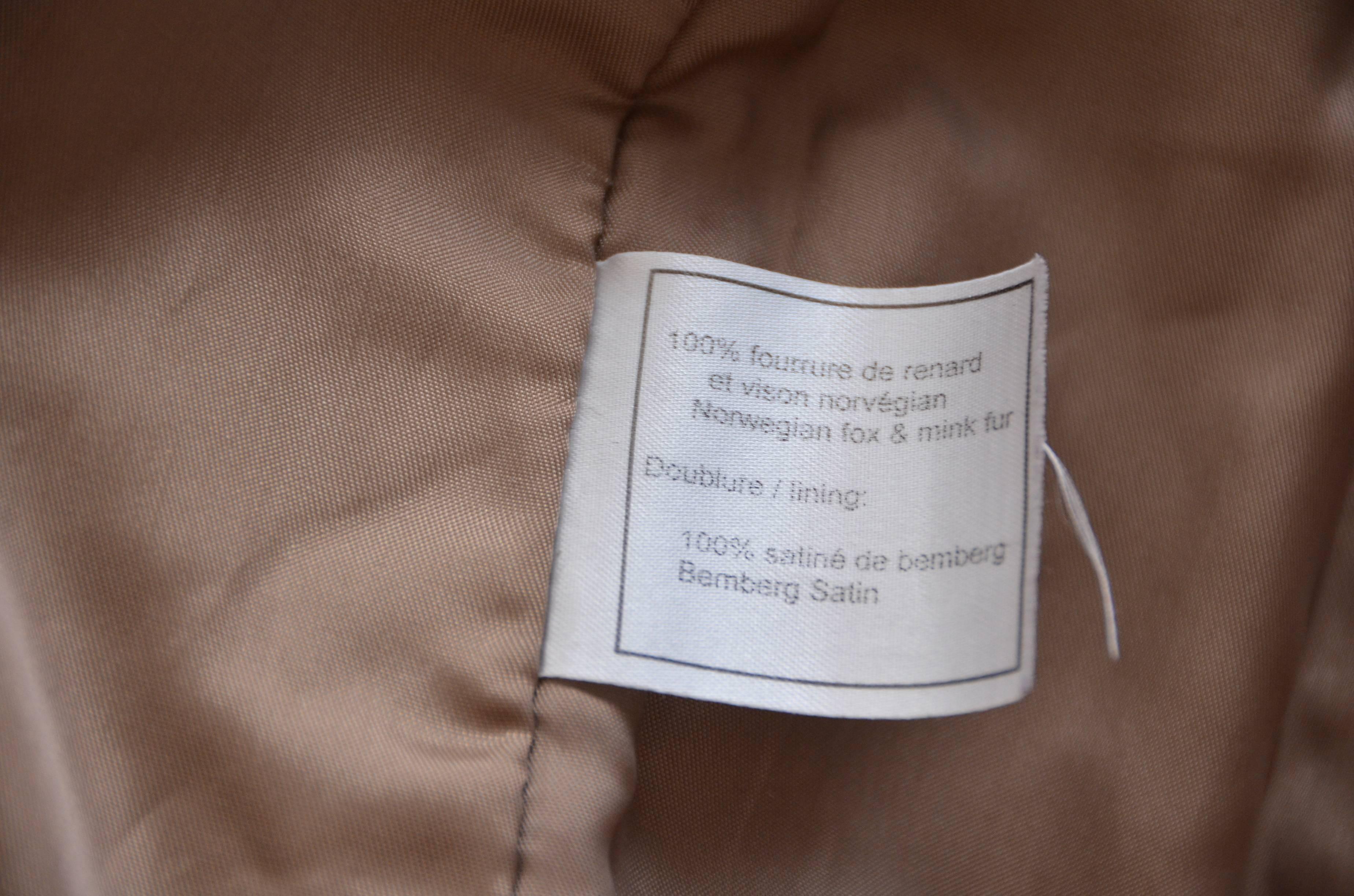 CHANEL 25S MINK FUR COAT 496 main image 1