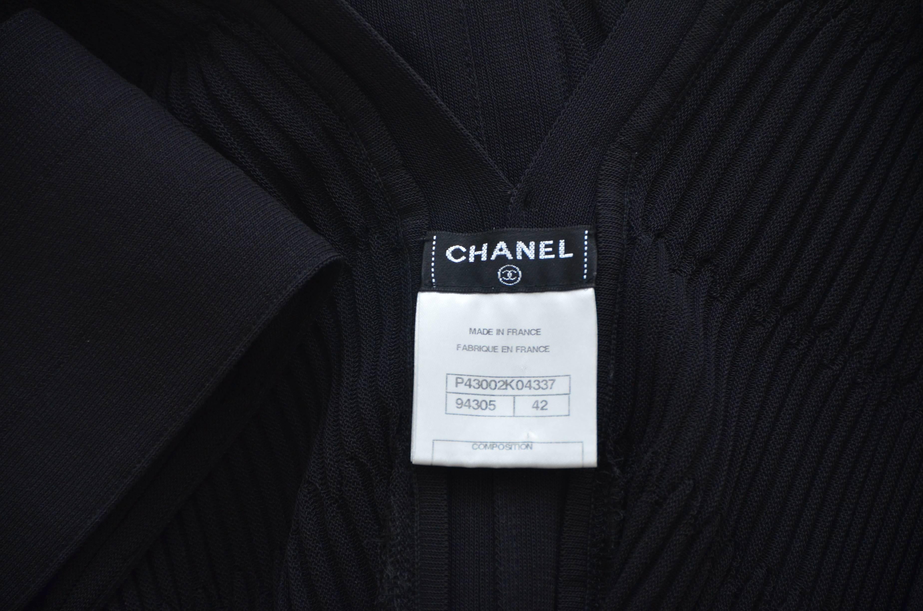 Women's Chanel Black Dress With Belt 