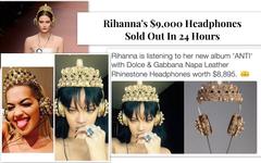 Dolce and Gabbana Gold Crown Headphones Seen On Rita Ora X Rihanna SOLD OUT  In 24h at 1stDibs | dolce and gabbana headphones, dolce and gabbana crown  headphones, dolce gabbana headphones