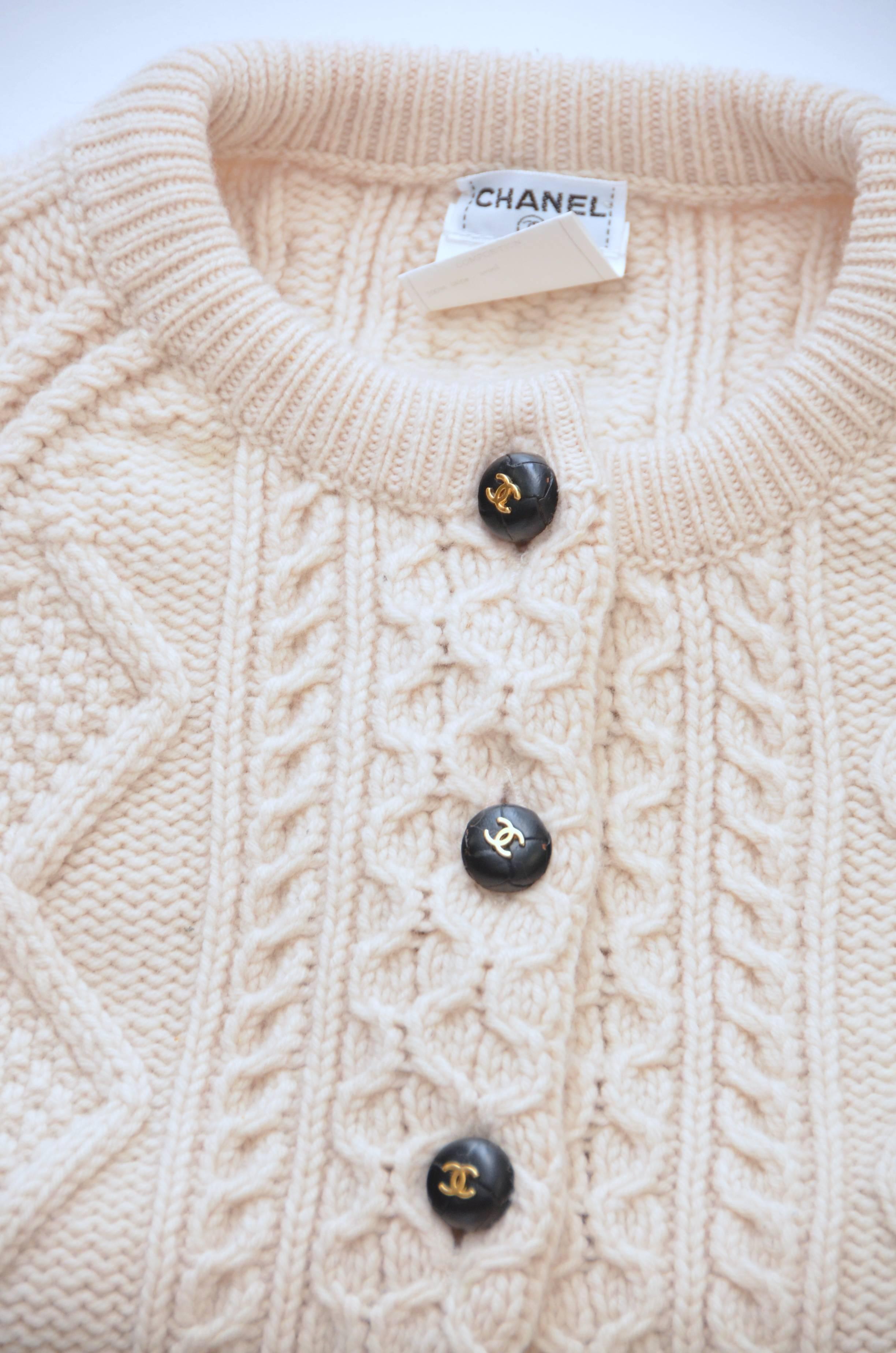 chanel knit cardigan