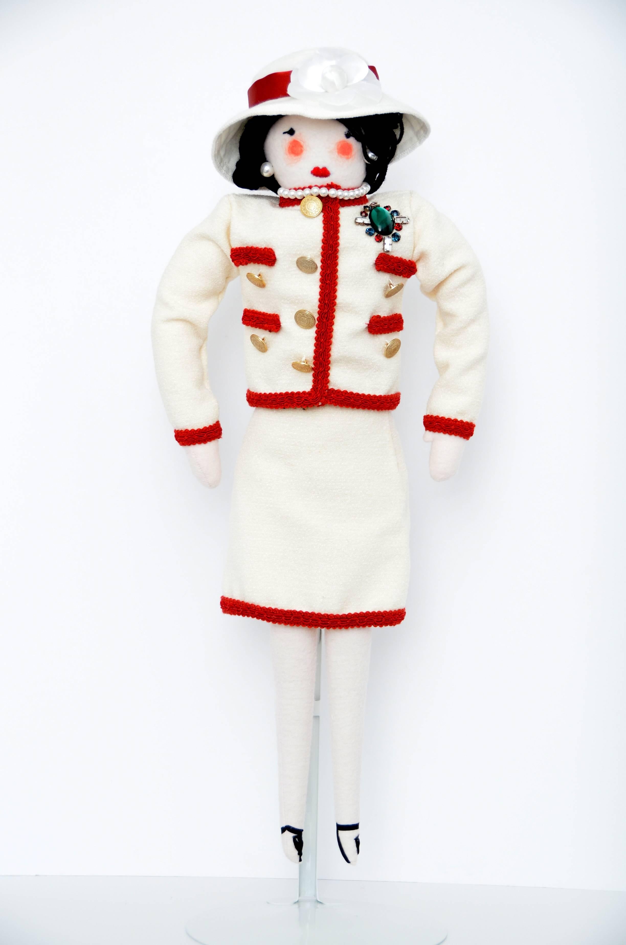 Gray Coco Mademoiselle Chanel Doll Designed By Karl Lagerfeld 2010 