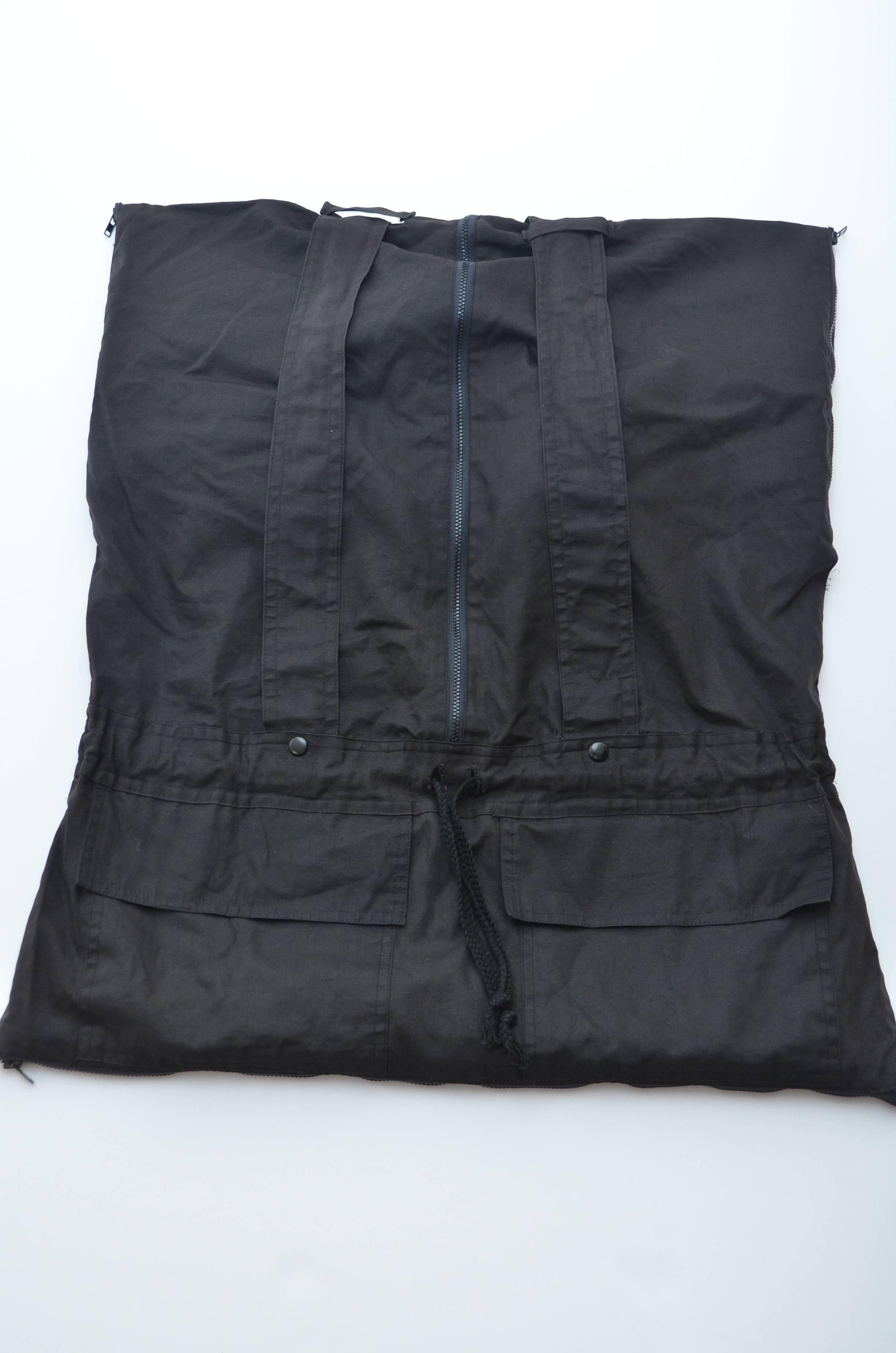 Women's or Men's Issey Miyake Convertible Backpack Anorak Jacket, 1970s