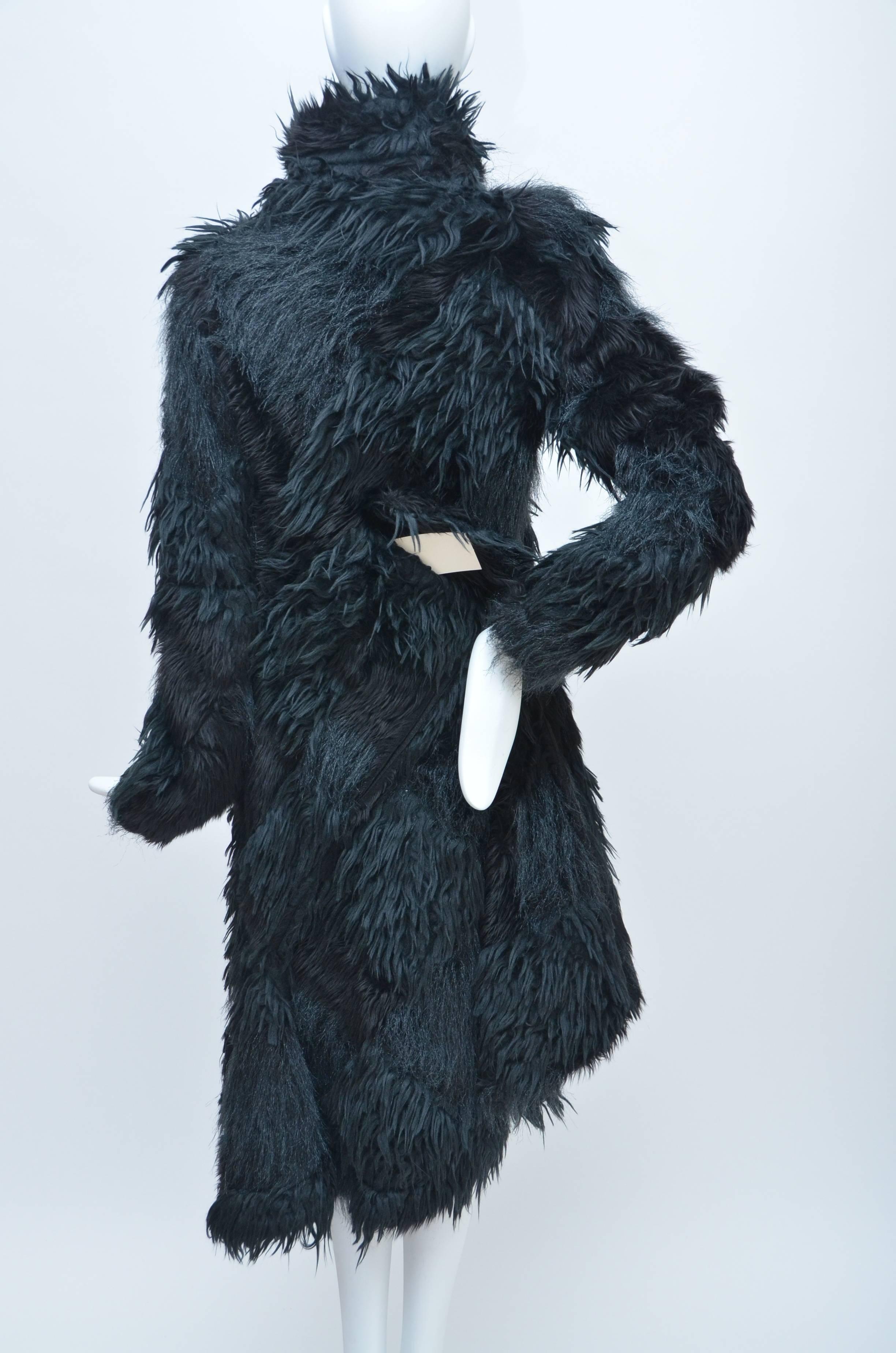 Comme Des Garcons  Faux  Fur Coat Metropolitan Museum NY, AD 2002   1