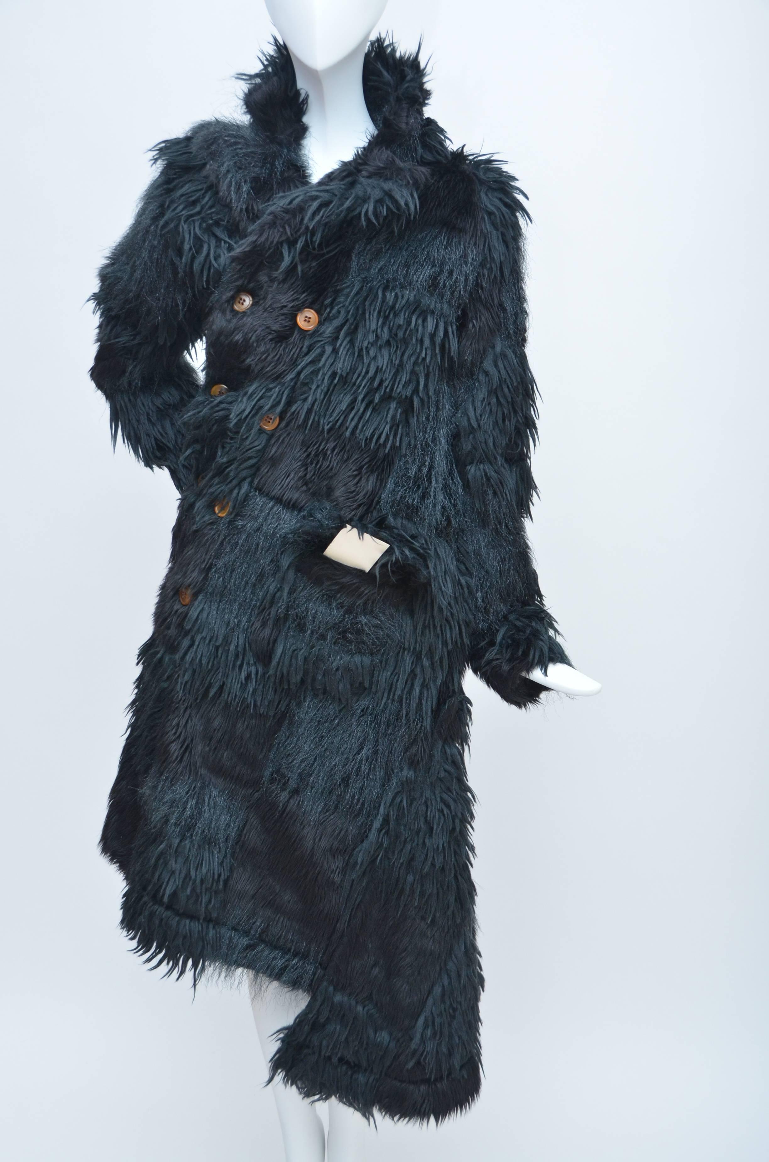 Comme Des Garcons  Faux  Fur Coat Metropolitan Museum NY, AD 2002   2