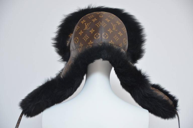 Louis Vuitton Monogram Oversized Chapka Hat Runway 2016 New Sold Out at  1stDibs
