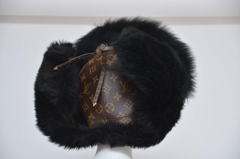 Louis Vuitton Monogram Oversized Chapka Hat Runway 2016 New Sold Out at  1stDibs