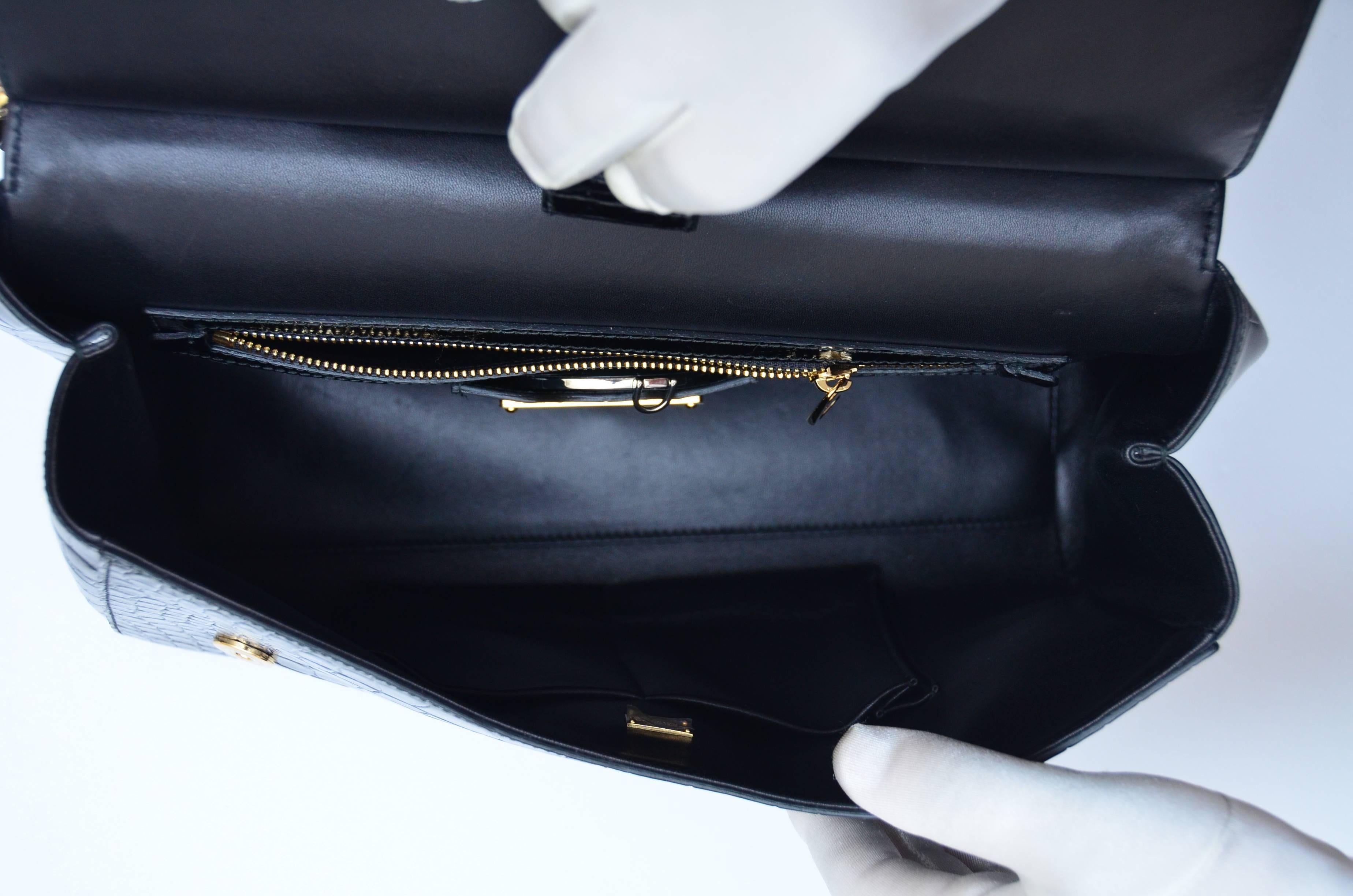 Dolce & Gabbana Krokodil  Handtasche Große Miss Sicily MINT 4