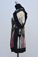 Balenciaga  Nicolas Ghesquière  Runway 2010 Silk Ikat Print Dress  36