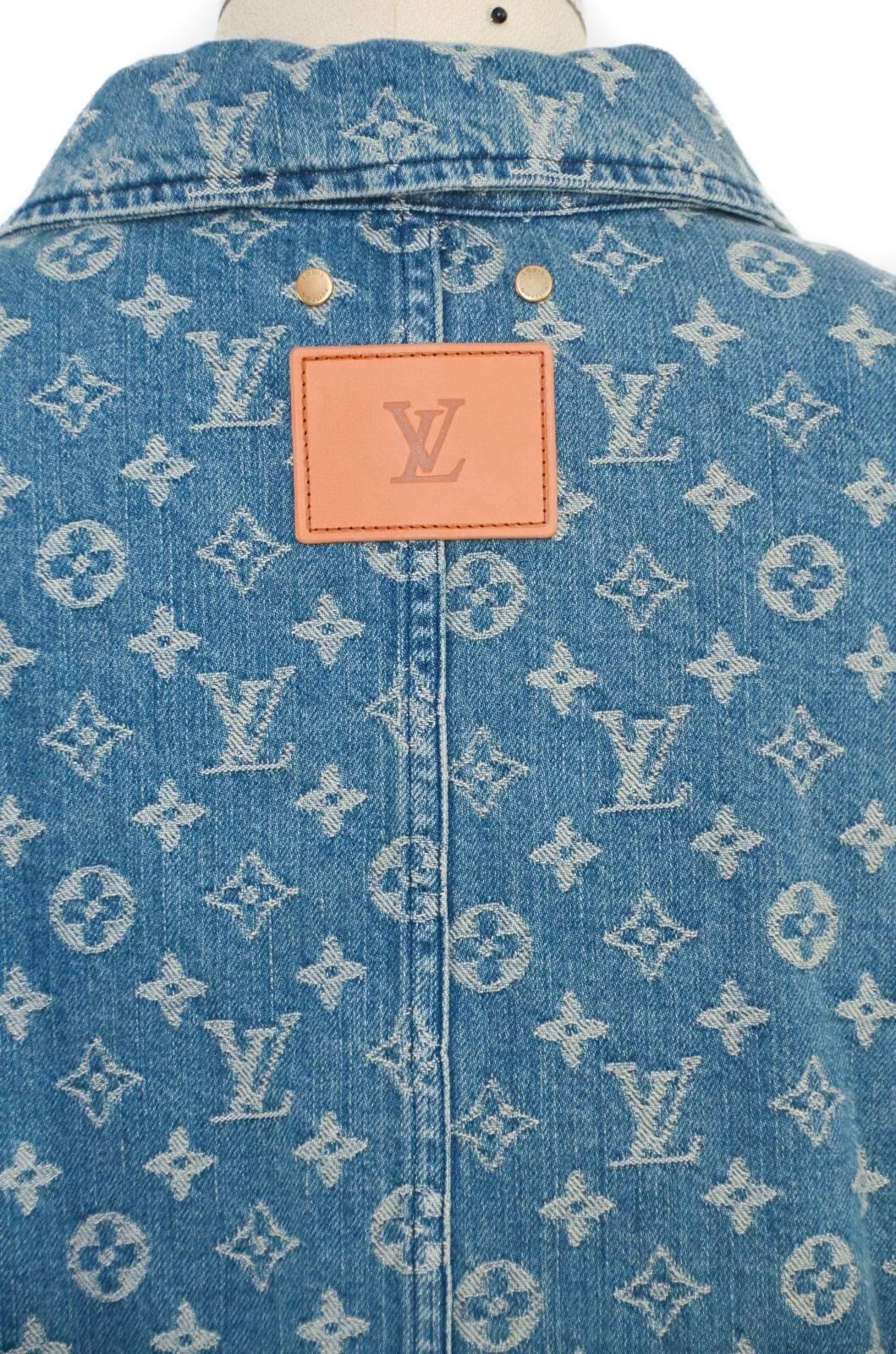 supreme lv blue jacket
