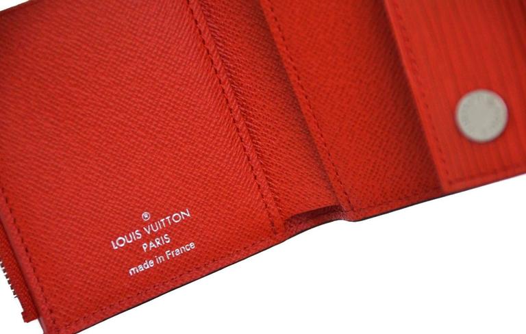 LOUIS VUITTON LV X SUPREME SLENDER WALLET 'EPI RED', Men's Fashion