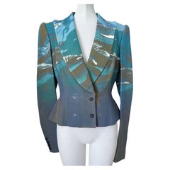 Rare Alexander McQueen 1997 Dolphin Print Jacket