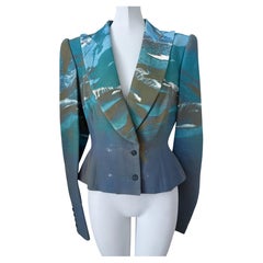 Rare Alexander McQueen 1997 Dolphin Print Jacket