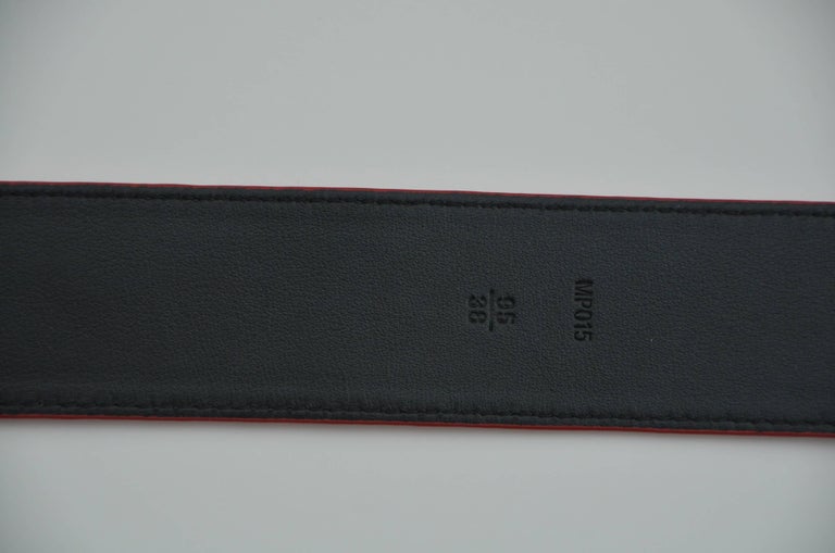 Louis Vuitton X Supreme Red Belt