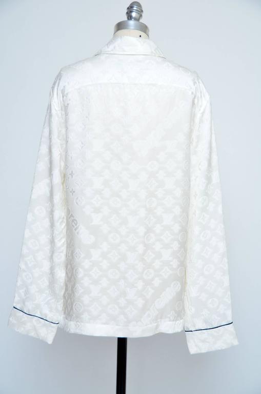 off white pajama shirt