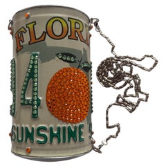 Florida License Plate Custom Made Handbag With Crystals