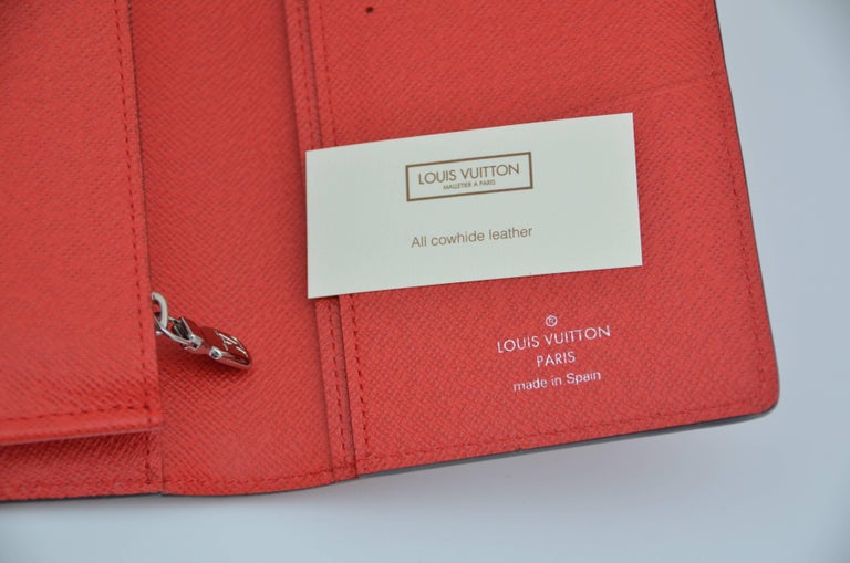 Louis Vuitton, Bags, Louis Vuitton X Supreme Brazza Wallet Epi Red