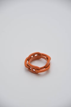 Hermes Scarf Ring Orange    Mint