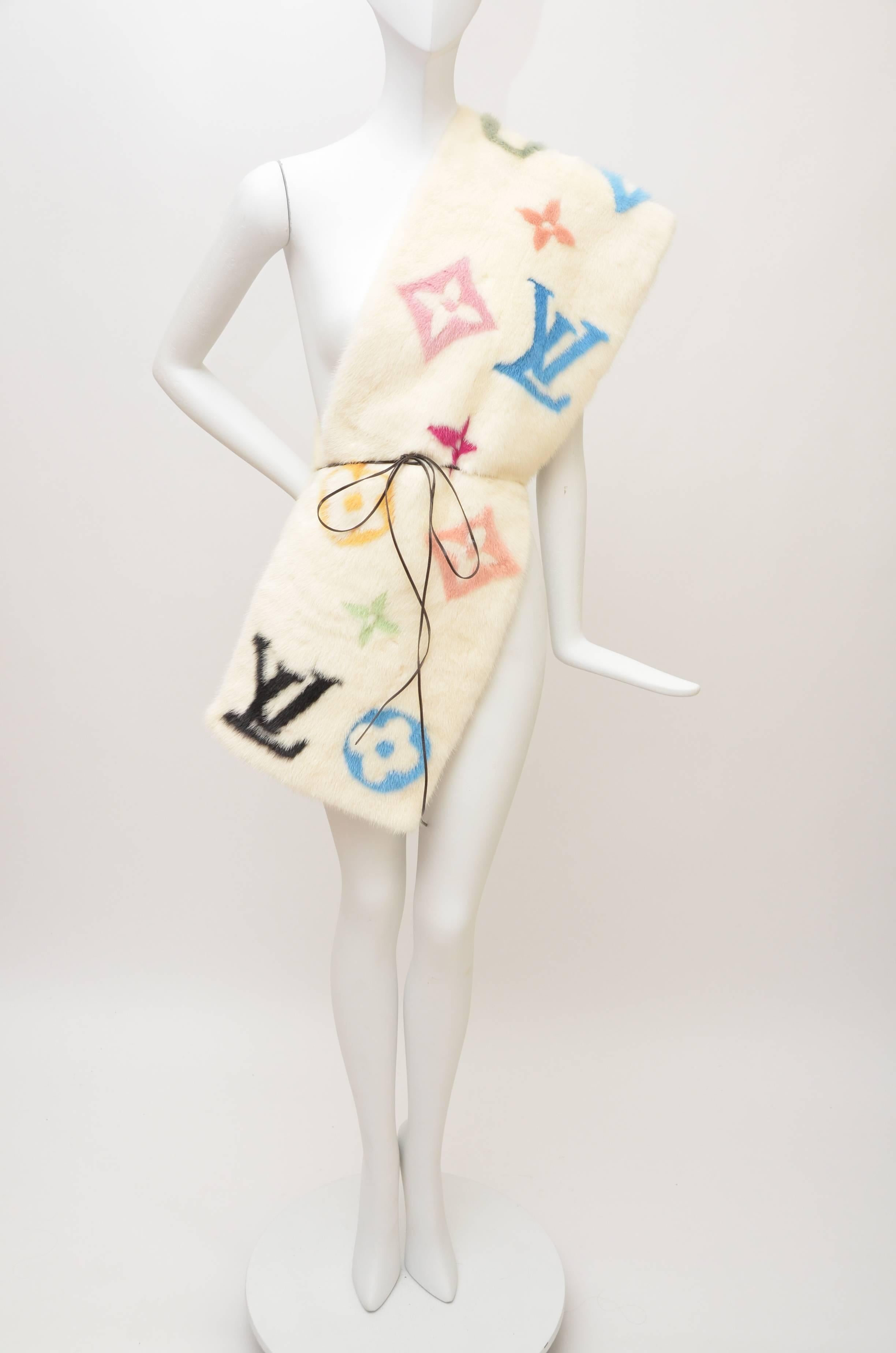 louis vuitton murakami scarf