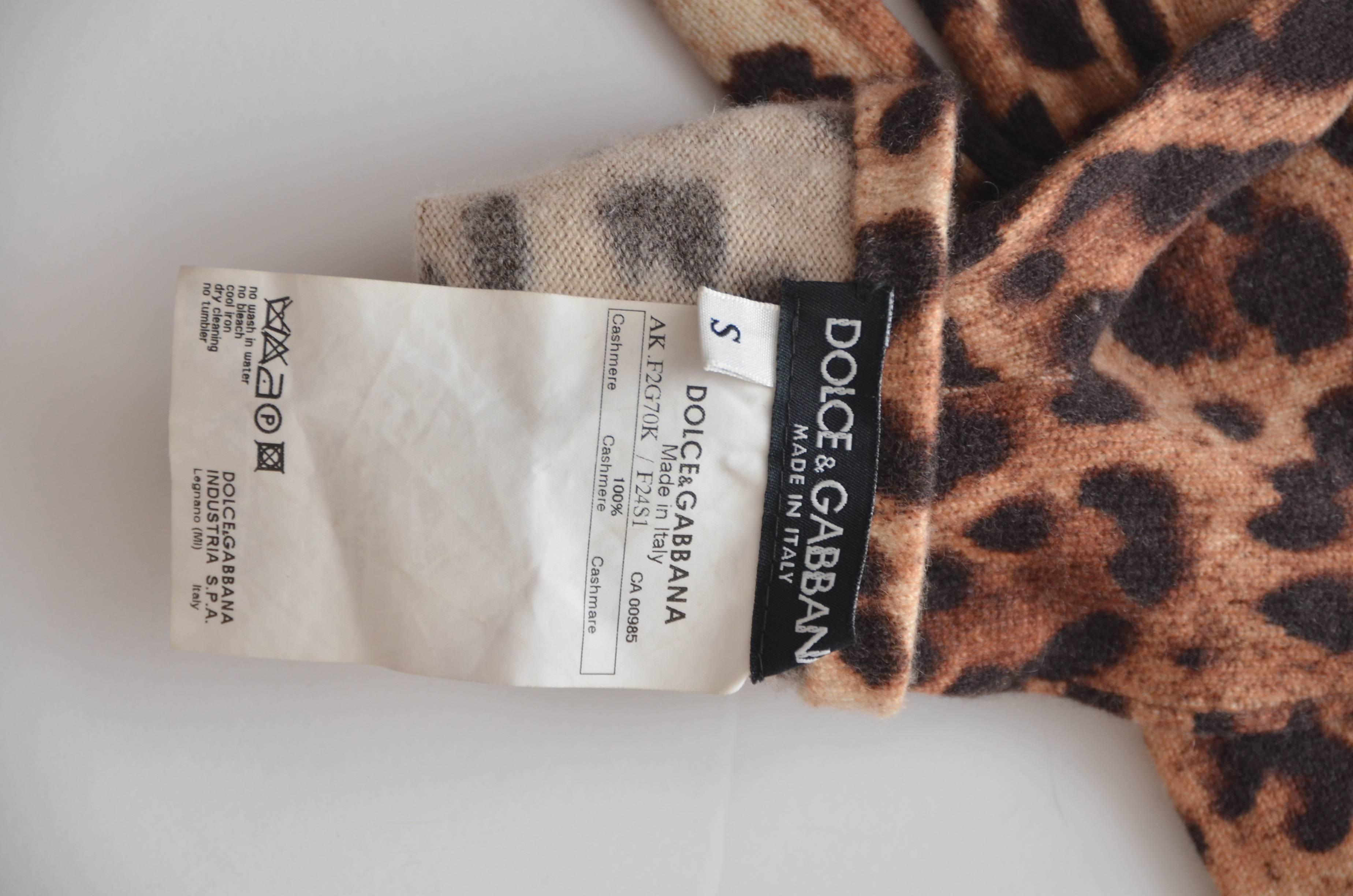 Dolce & Gabbana leopard print gloves.
Excellent condition.
Size S

FINAL SALE.