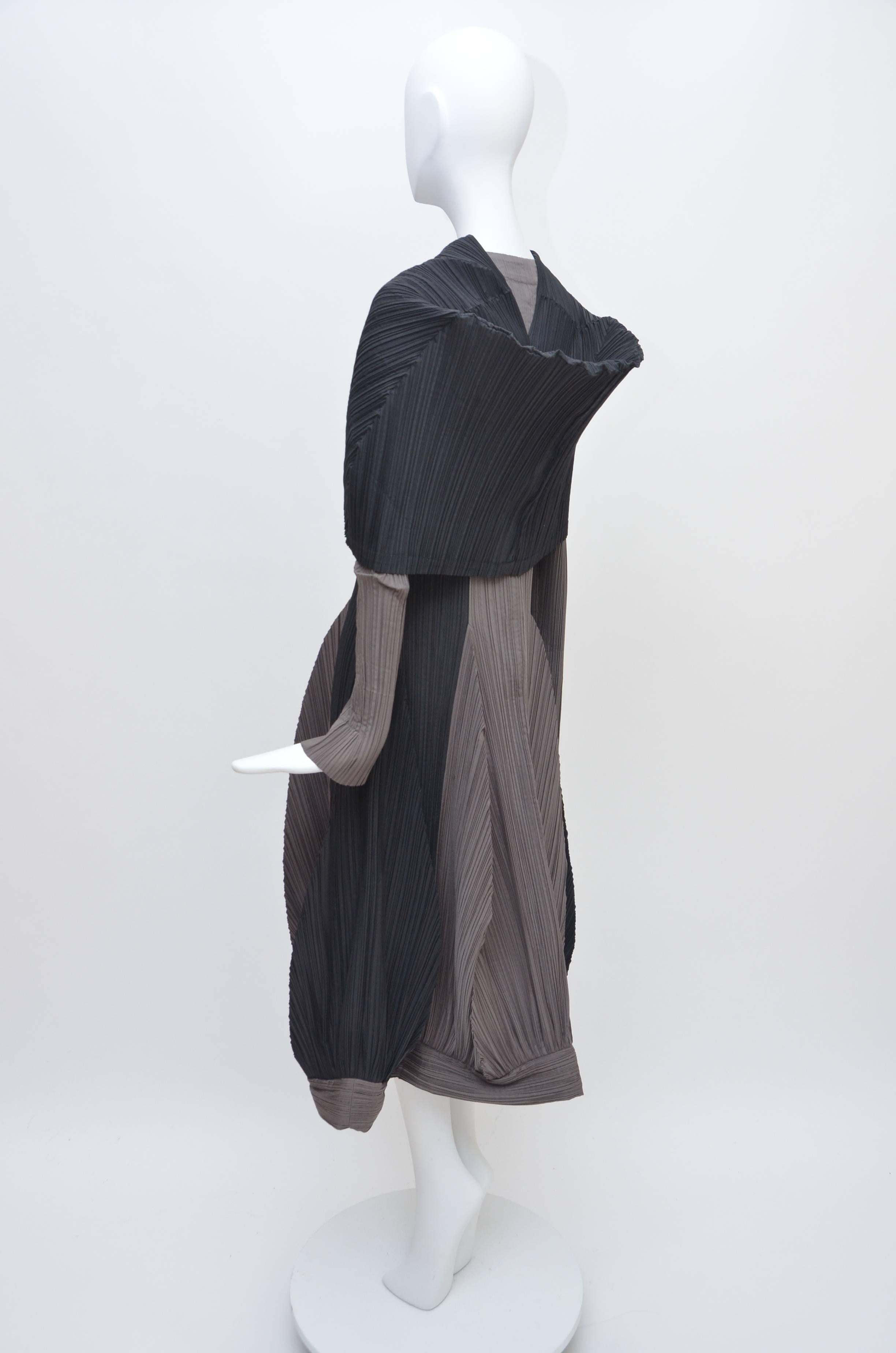 Women's Issey Miyake Bi-Color Vintage Dress  