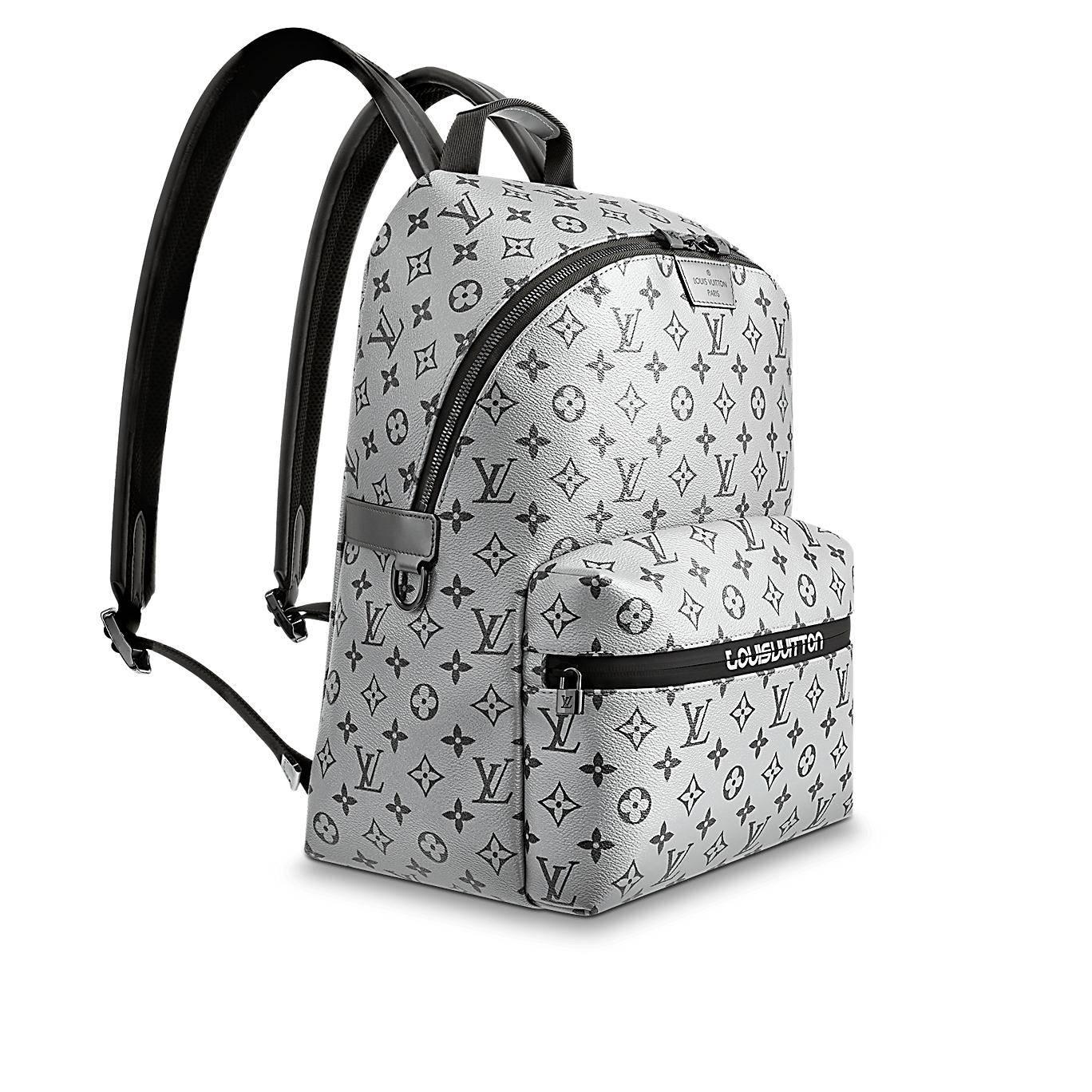 RARE AND HIGHLY SOUGHT AFTER
Apollo Backpack - Monogram Silver 
Crafted of Monogram Silver Reflect Canvas
Extremely limited production - a runway masterpiece -
One of the most talked about designs by legendary designer Kim Jones.
2 Adjustable