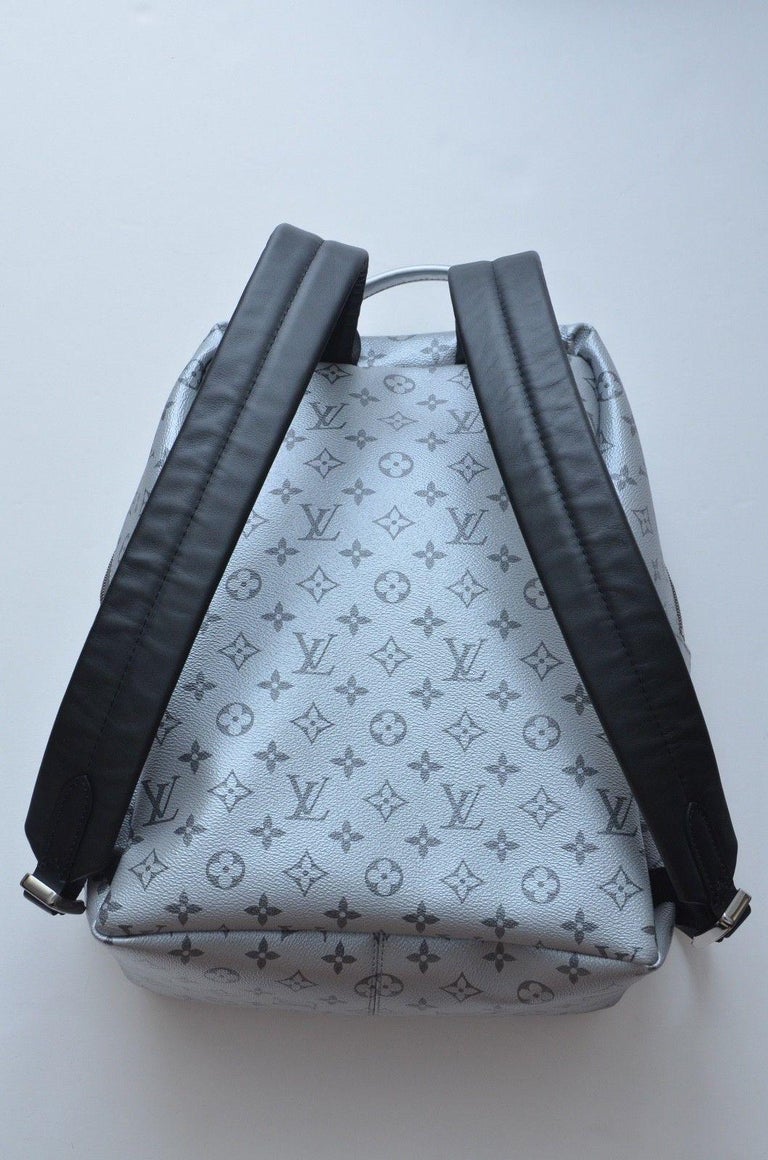 Louis Vuitton Monogram Silver Reflect Apollo Backpack Split NEW at