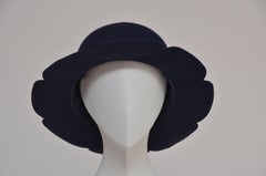 Stephen Jones For Comme Des Garcons Flower Felt Hat