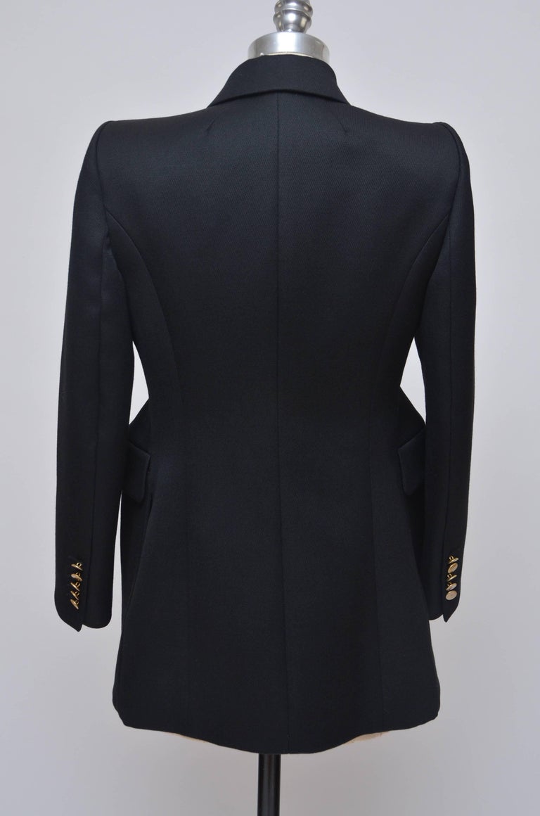 Balenciaga Black Hourglass Jacket Size 38, 2016 at 1stDibs | balenciaga  hourglass blazer, balenciaga hourglass coat, balenciaga hourglass jacket