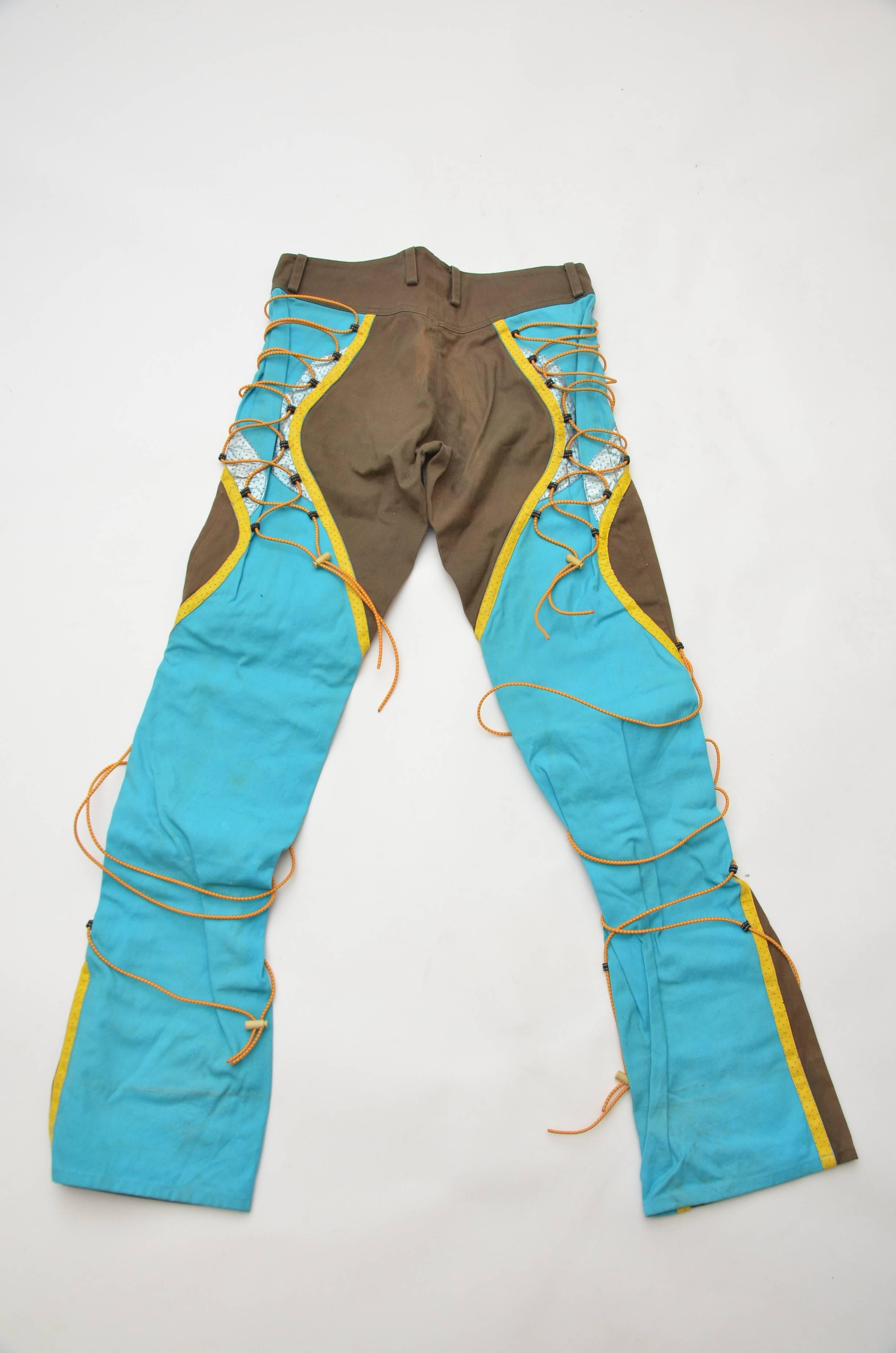 Brown Issey Miyake Jacket / Pants Suit Set 