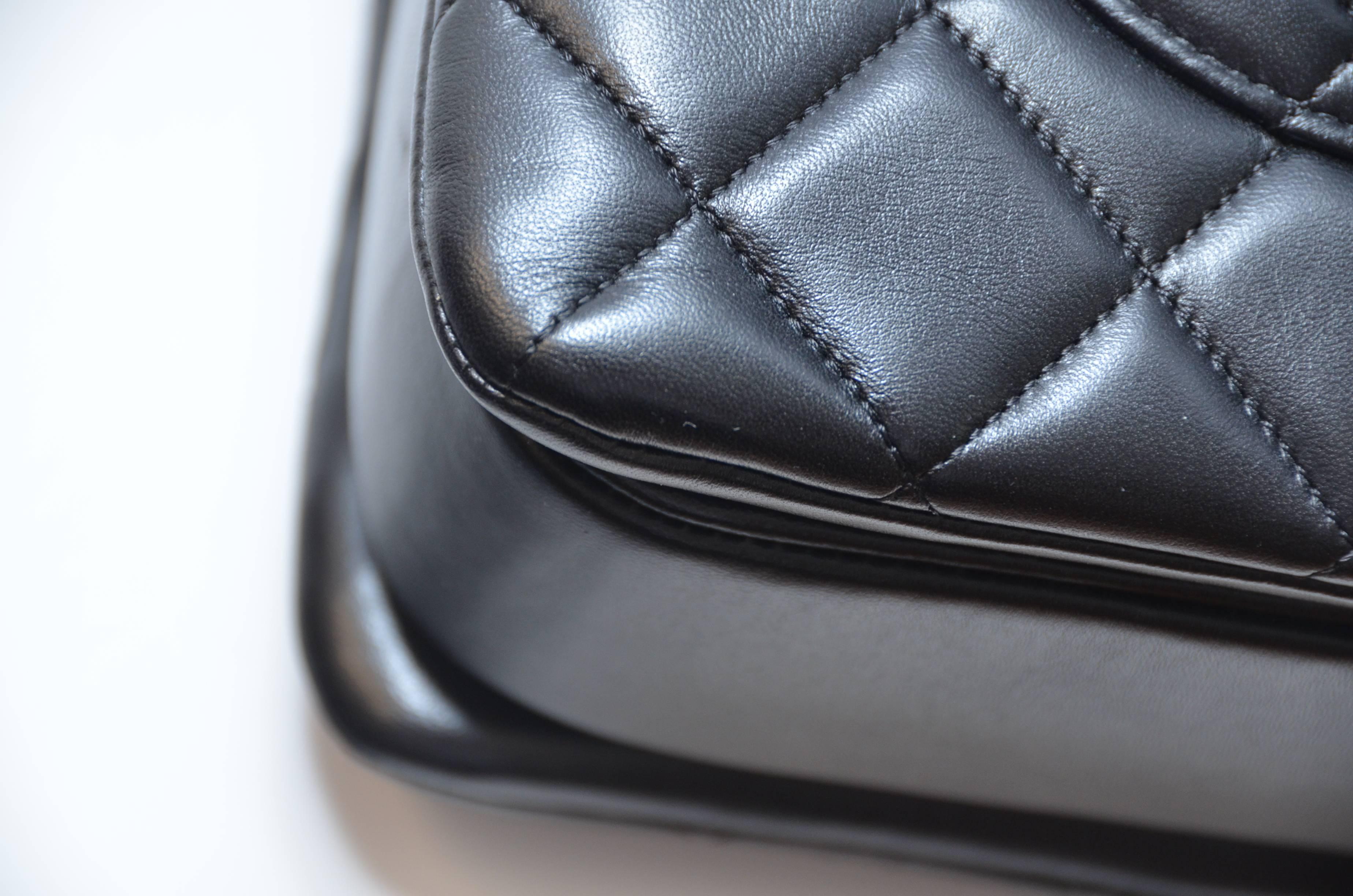Chanel Black Large Trendy CC Classic Handle Shoulder Flap Tote Bag   2