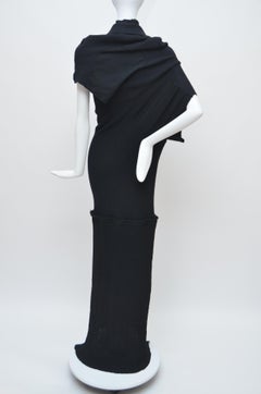 COMME DES GARCONS Black Runway Dress  Fall  2002    M Size  Mint