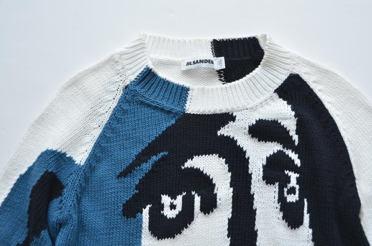 Raf Simons For Jil Sander Picasso Inspired Cubist Abstract Sweater ...