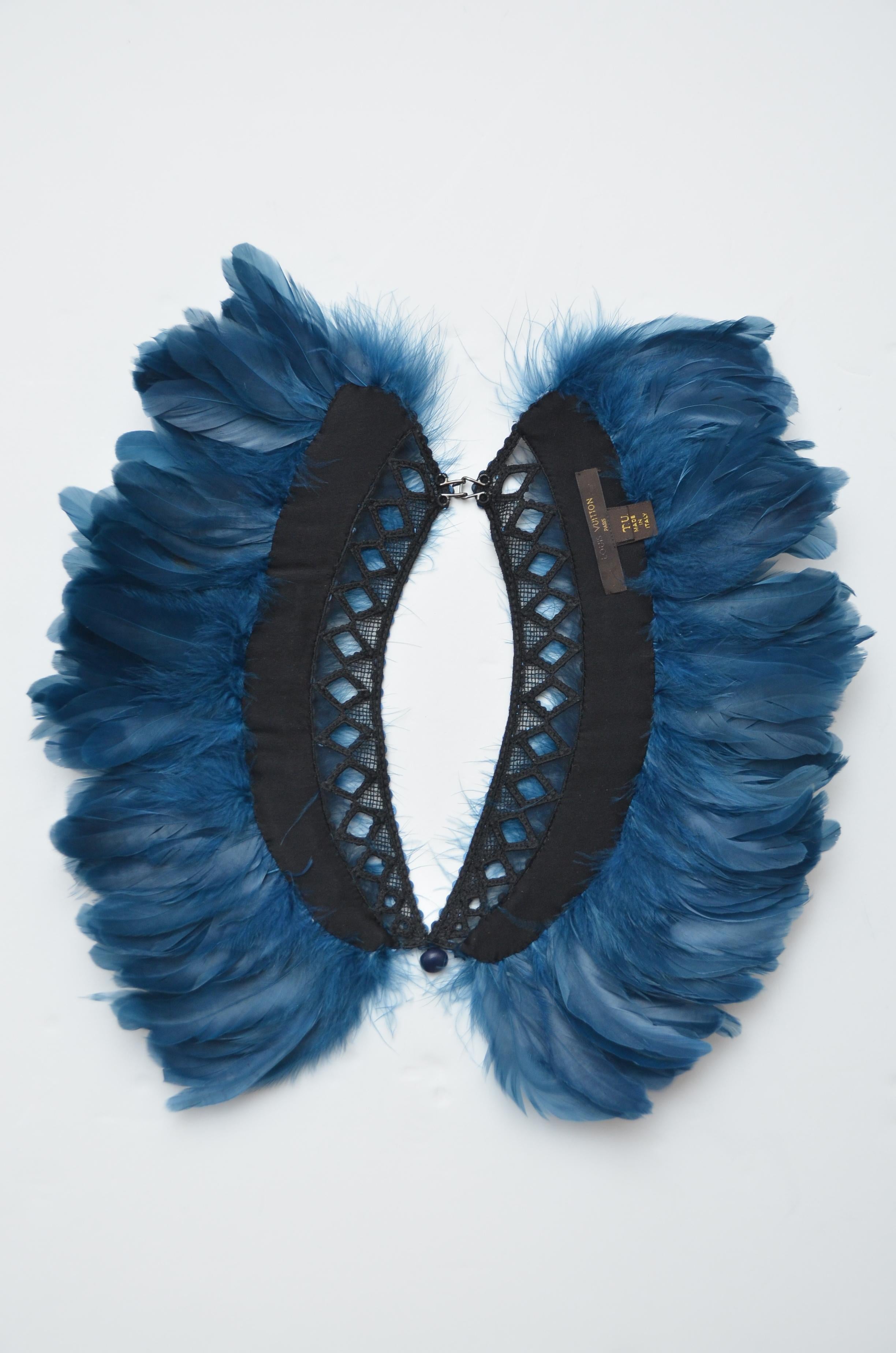 Louis Vuitton Embellished Feather Collar  2012  In Excellent Condition In New York, NY