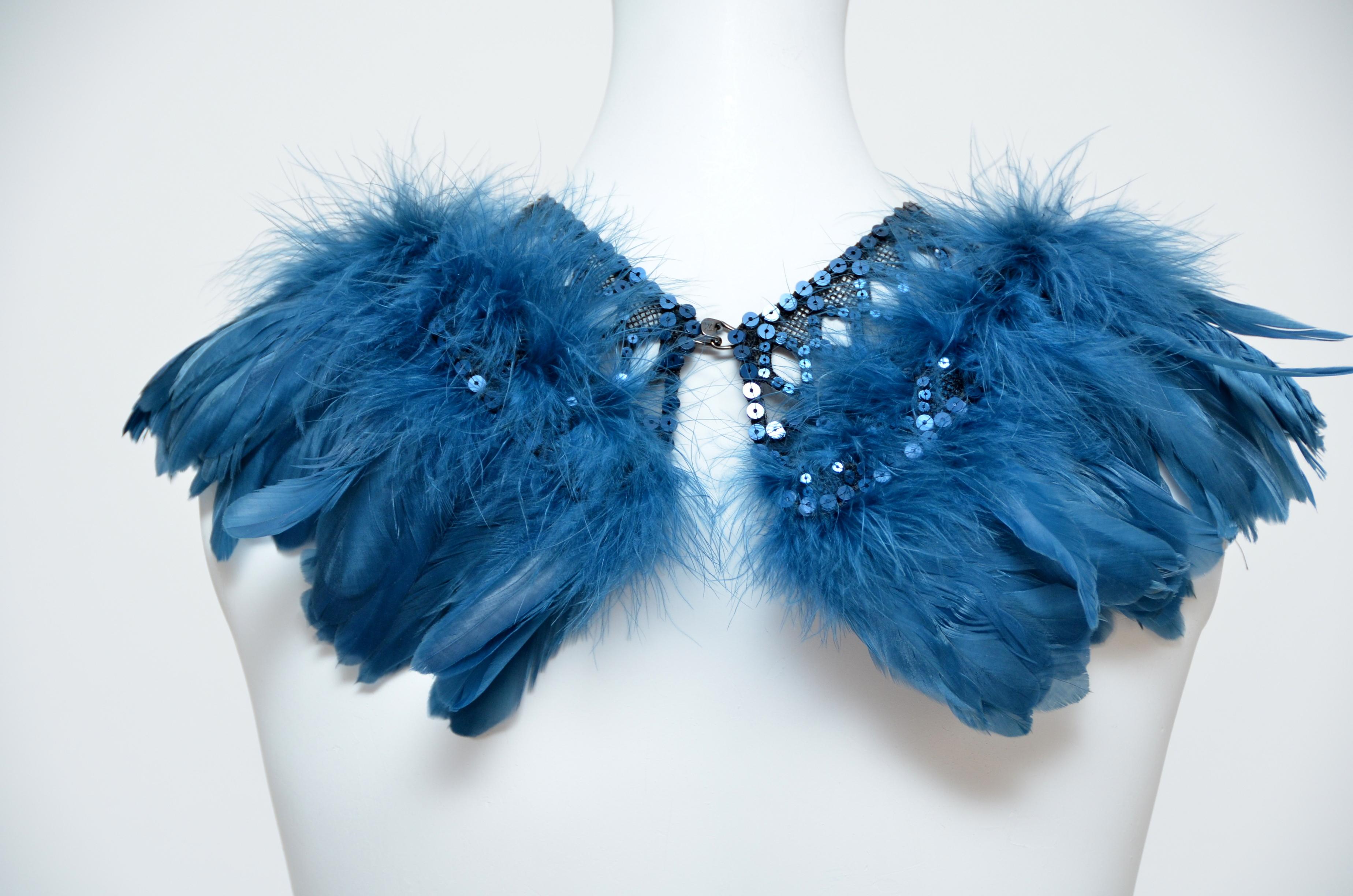 Louis Vuitton Embellished Feather Collar  2012  1