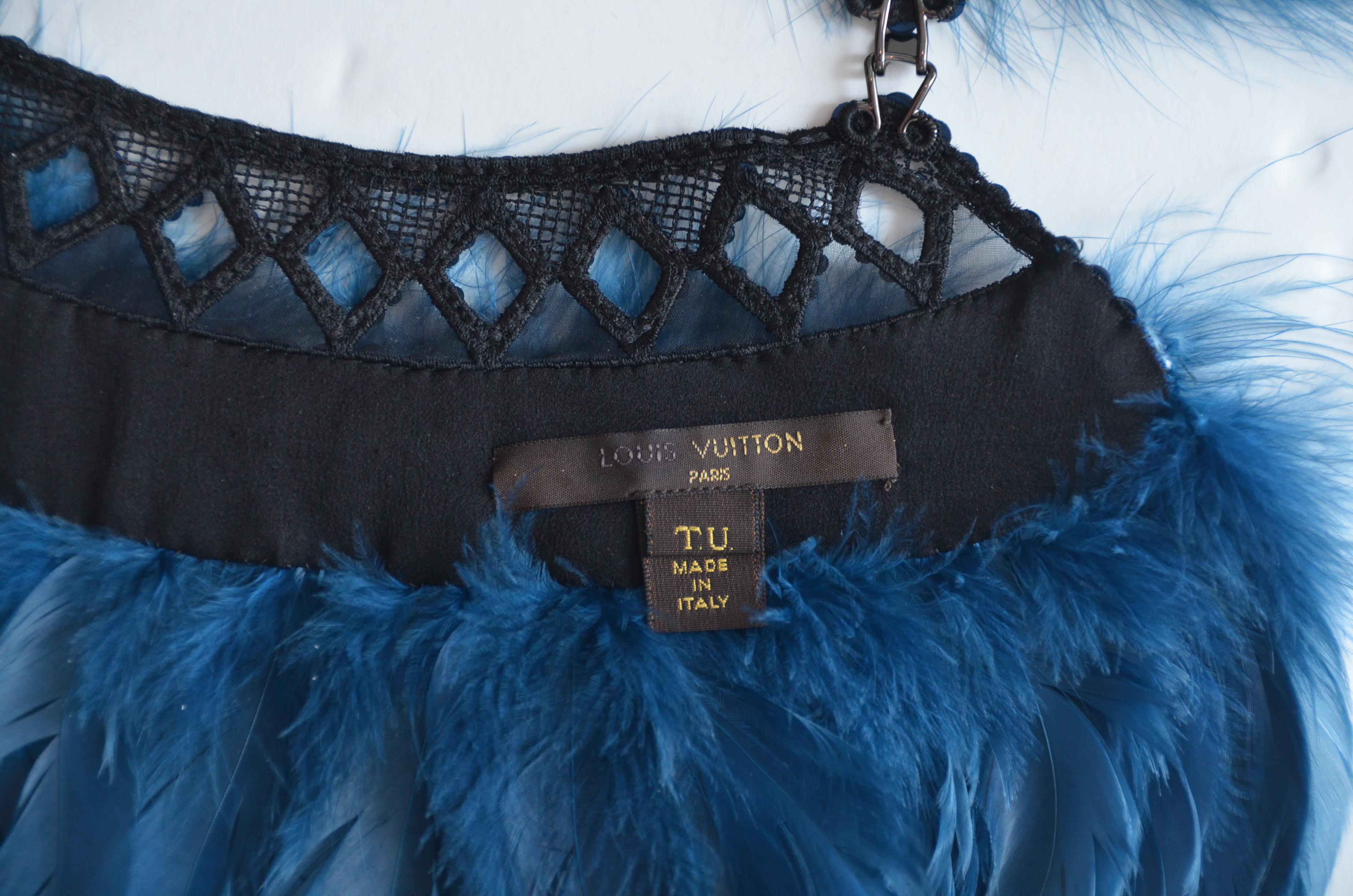 Louis Vuitton Embellished Feather Collar  2012  2