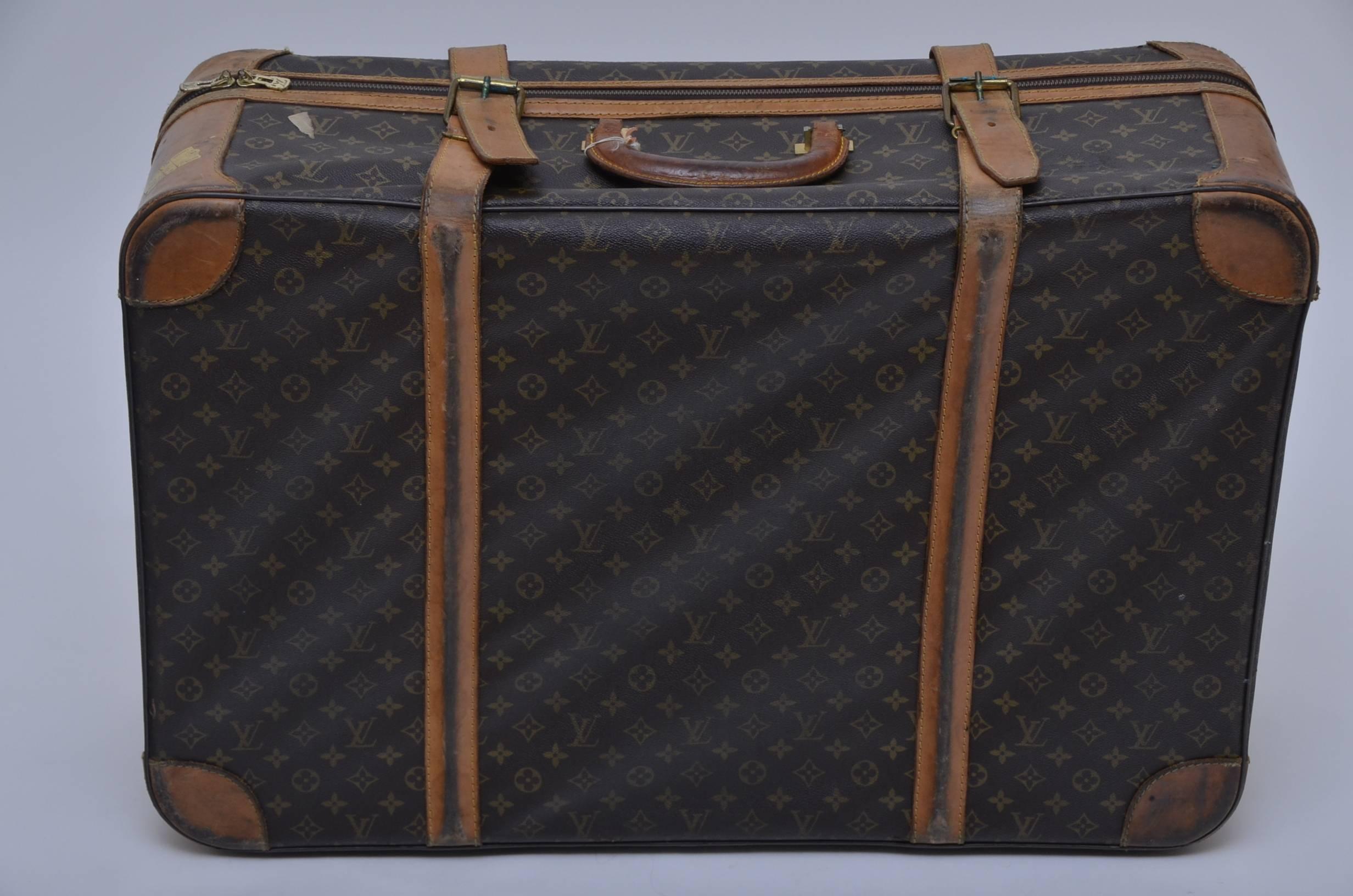 Black Louis Vuitton 8 Piece Traveling  Luggage 1970's - 1990's 